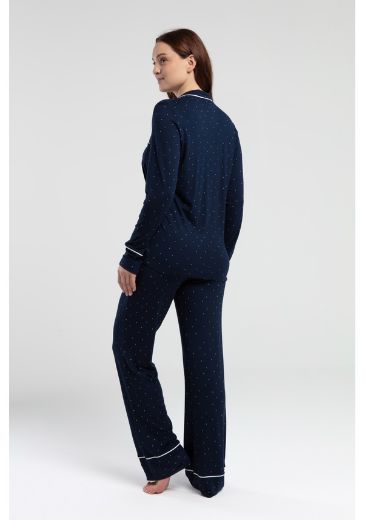 Pierre Cardin Pijama Takımı PC8986 Lacivert resmi