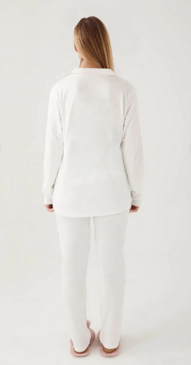 Pierre Cardin Gömlek Pijama Takımı PC7717 Krem resmi