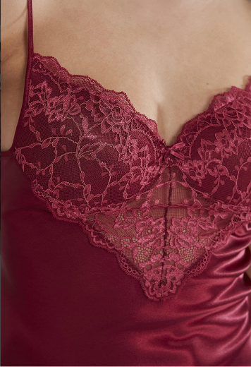 Pierre Cardin Dantelli Şort Takım 425 Bordo resmi