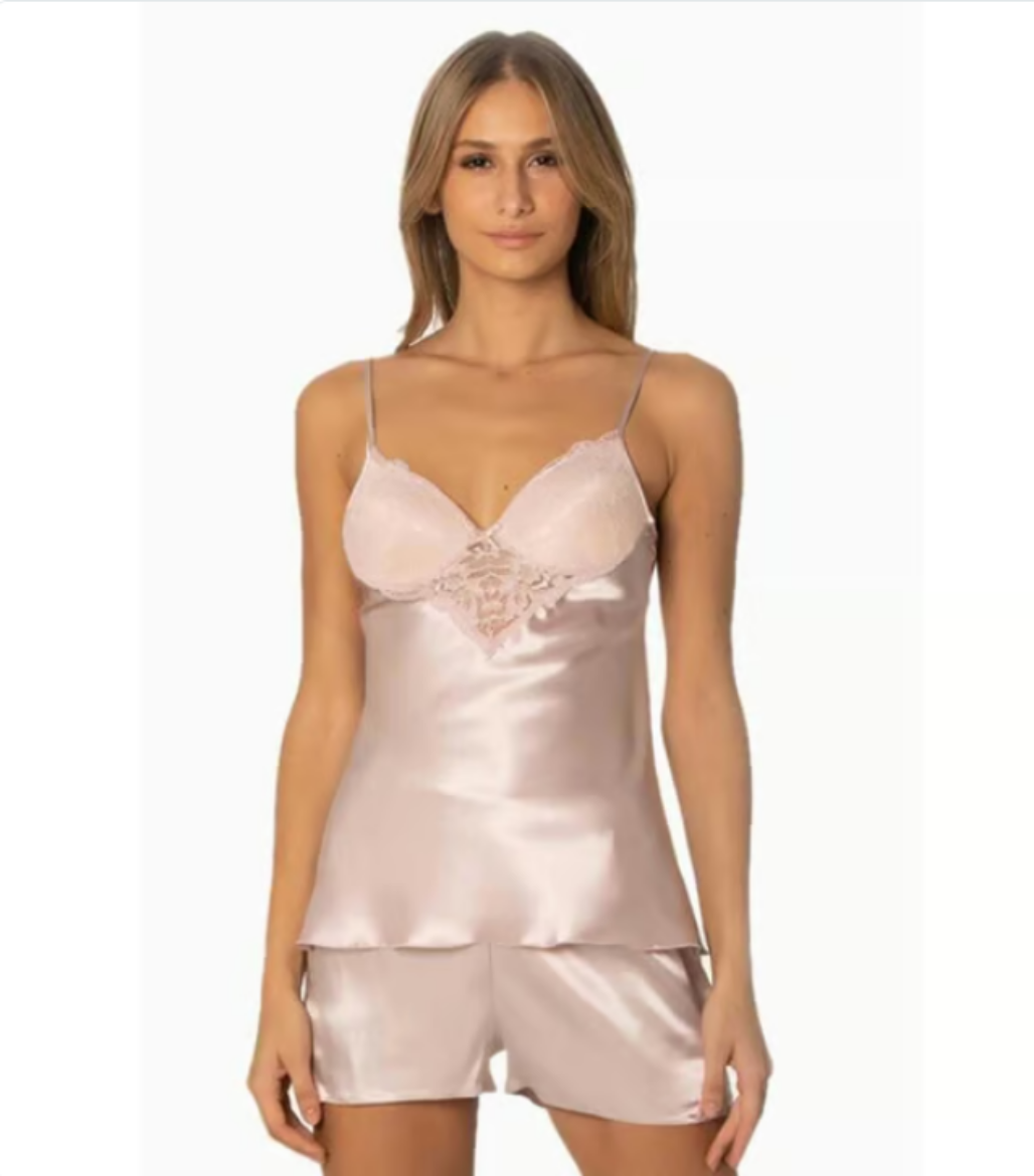 Pierre Cardin Dantelli Şort Takım 425 Pudra resmi