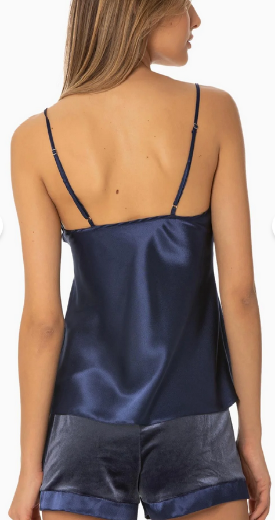 Pierre Cardin Saten Şort Takım 440 Lacivert resmi