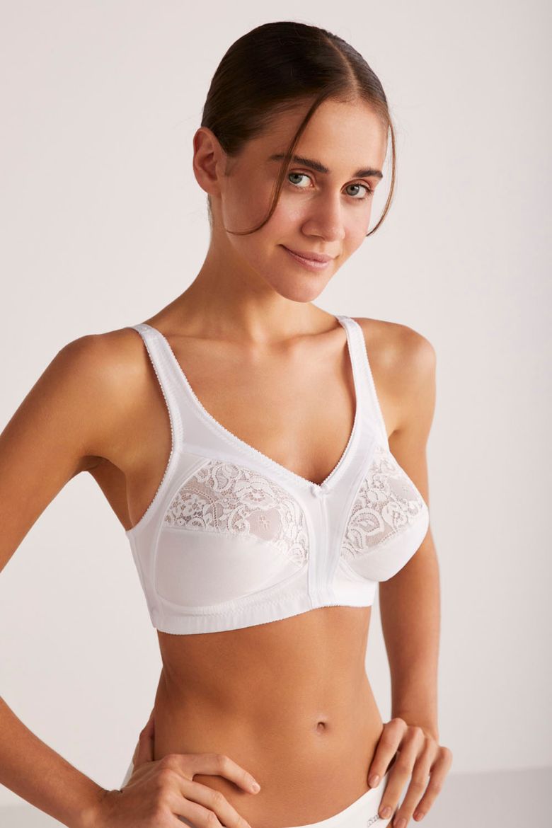 Kom Barbara Telsiz ve Kapsız Toparlayıcı Sütyen Beyaz resmi