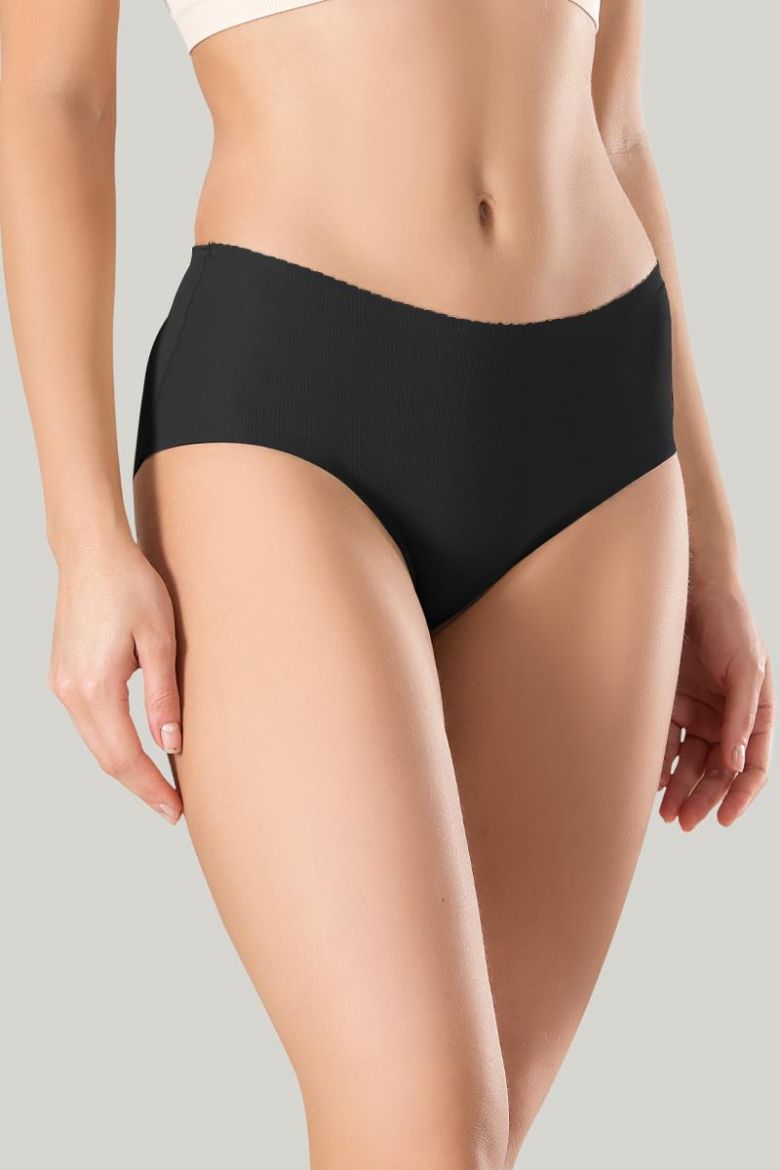 Miss Fit İz Yapmaz Bato Beyaz Külot 12596 Siyah resmi