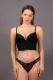 New Bra Çift Destekli Sütyen Külot Takım 4157 Siyah resmi
