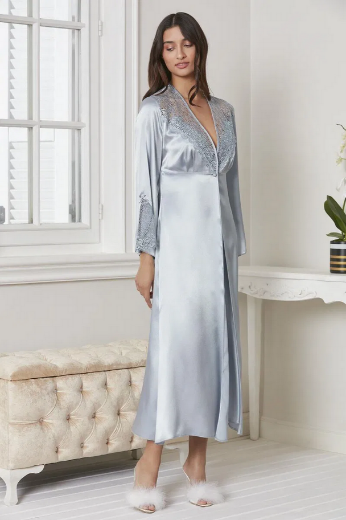 Pierre Cardin Saten Altılı Gelin Çeyiz Seti 6425 Mist resmi