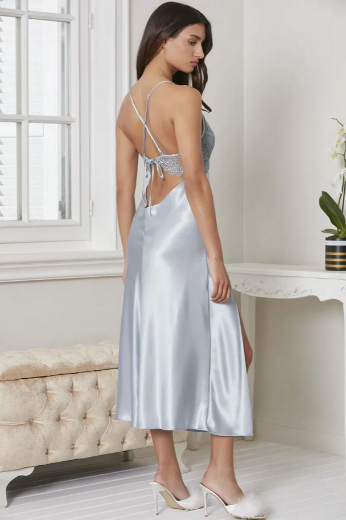 Pierre Cardin Saten Altılı Gelin Çeyiz Seti 6425 Mist resmi