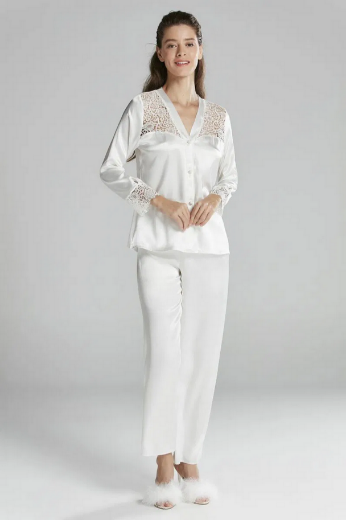 Pierre Cardin Saten Altılı Gelin Çeyiz Seti 6625 Ekru resmi