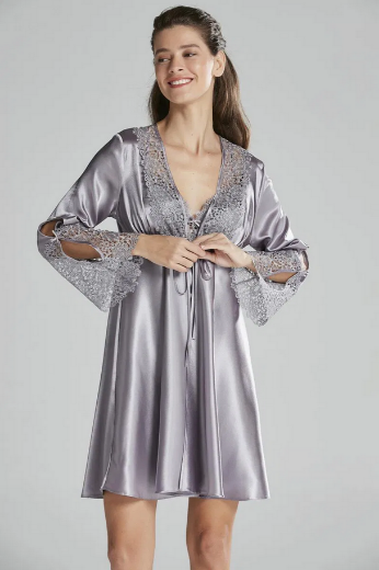 Pierre Cardin Saten Altılı Gelin Çeyiz Seti 6625 Royal resmi