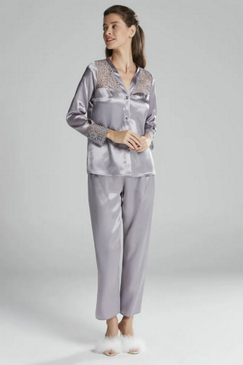 Pierre Cardin Saten Altılı Gelin Çeyiz Seti 6625 Royal resmi