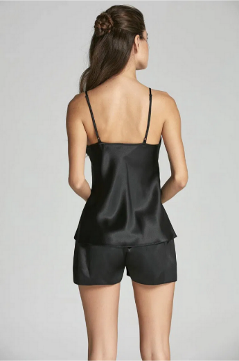 Pierre Cardin Saten Altılı Gelin Çeyiz Seti 6625 Siyah resmi