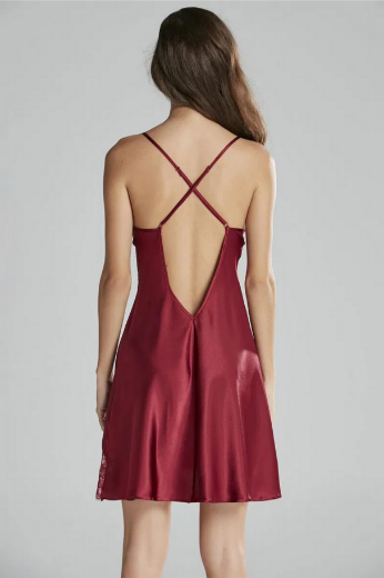 Pierre Cardin Saten Altılı Gelin Çeyiz Seti 6015 Bordo resmi