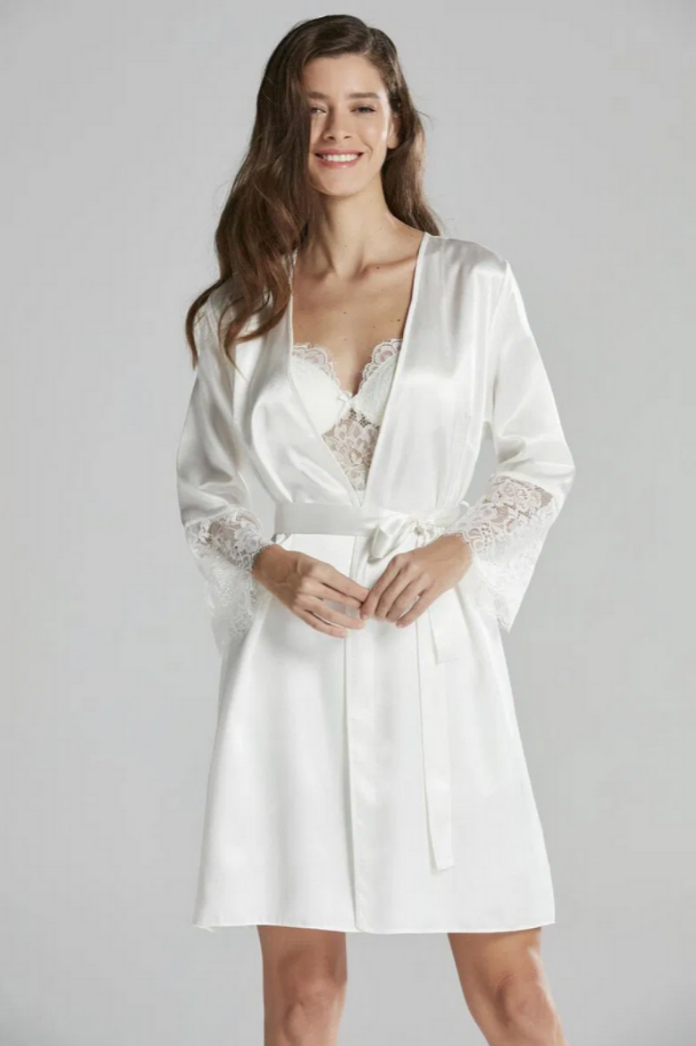 Pierre Cardin Saten Altılı Gelin Çeyiz Seti 6015 Ekru resmi