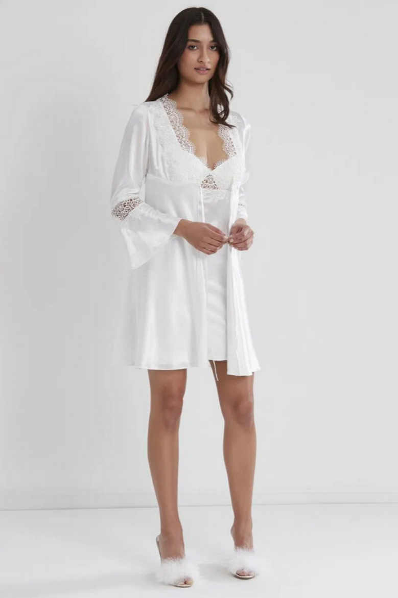 Pierre Cardin Saten Altılı Gelin Çeyiz Seti 6325 Ekru resmi