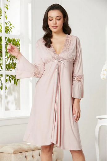 Pierre Cardin Penye Altılı Gelin Çeyiz Seti 5325 Pudra resmi