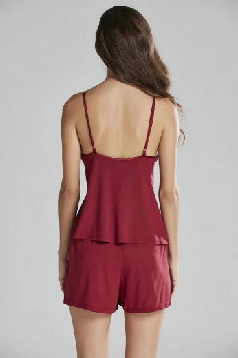 Pierre Cardin Penye Altılı Gelin Çeyiz Seti 5040 Bordo resmi