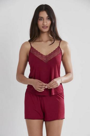 Pierre Cardin Penye Altılı Gelin Çeyiz Seti 5025 Bordo resmi