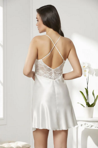 Pierre Cardin Saten Dörtlü Gelin Çeyiz Seti 7005 Ekru resmi