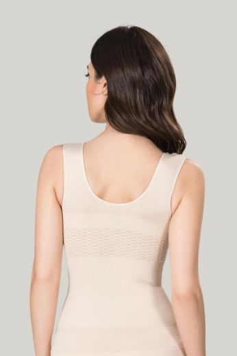 Miss Fit Kalın Askılı Korsajlı Atlet 1644 Ten resmi