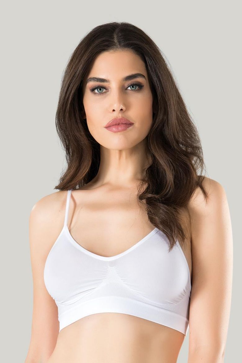 Miss Fit İnce Askılı Büstiyer 1315 Beyaz resmi