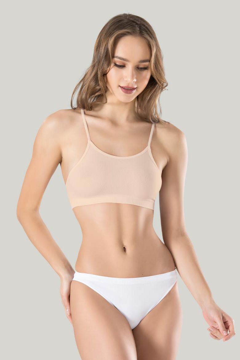 Miss Fit Çapraz Askılı Büstiyer 1505 Ten resmi