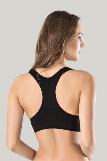 Miss Fit  Sporcu Büstiyer 1502 Siyah resmi