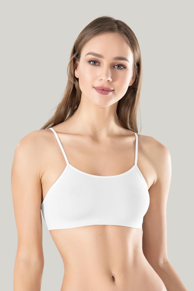 Miss Fit  İnce Askılı Büstiyer 11115 Beyaz  resmi