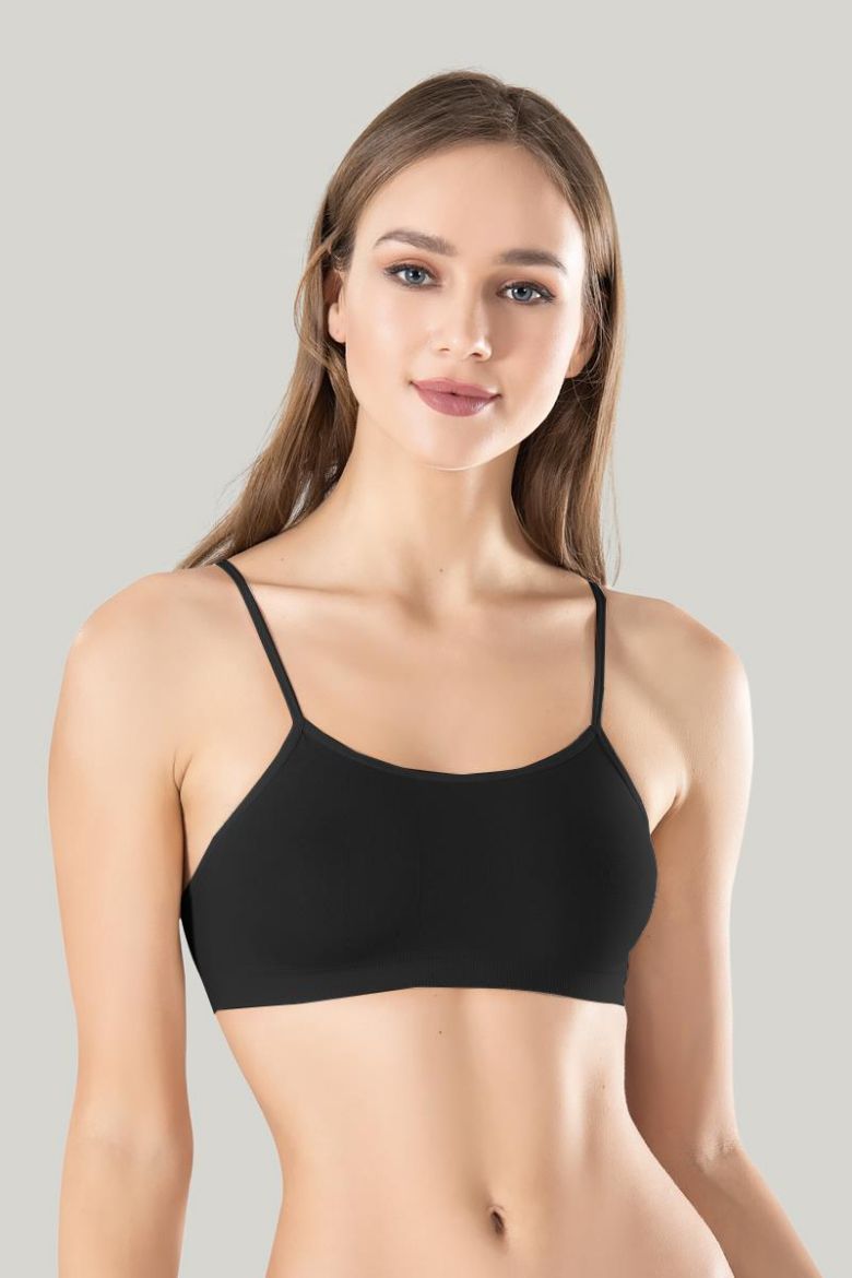 Miss Fit  İnce Askılı Büstiyer 11115 Siyah resmi