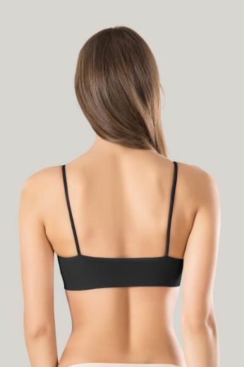 Miss Fit  İnce Askılı Büstiyer 11115 Siyah resmi