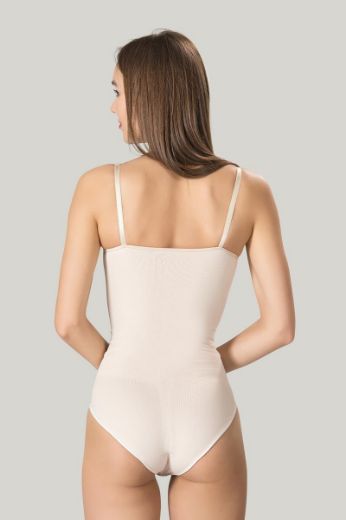 Miss Fit  Ayar Askılı Body Korse 1916 Ten resmi