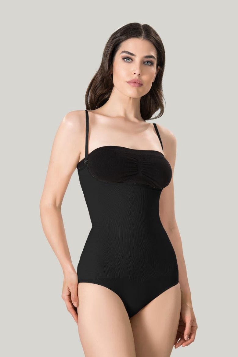 Miss Fit  Göğüs Altı Body Korse 17332 Siyah resmi
