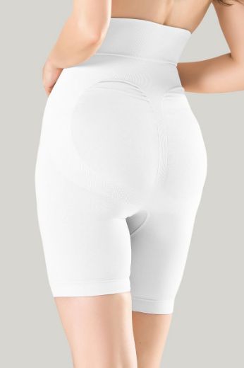 Miss Fit  Parçalı Çift Kat Mideli Korse 1227 Beyaz  resmi