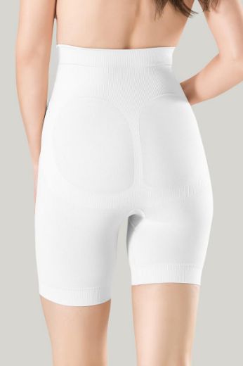 Miss Fit  Paçalı Çift Kat Korse 1212 Beyaz  resmi