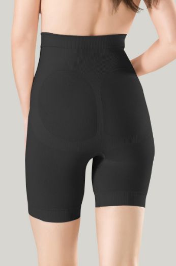 Miss Fit  Paçalı Çift Kat Korse 1212 Siyah resmi