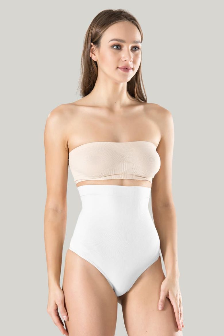 Miss Fit Mideli String Korse 1111 Beyaz resmi