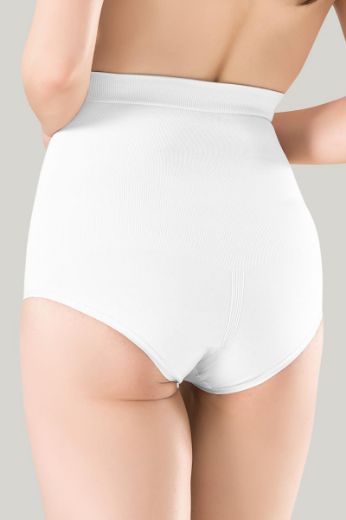 Miss Fit Yüksek Bel Külot Korse 33636 Beyaz resmi