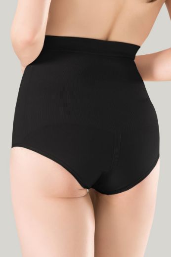 Miss Fit Yüksek Bel Külot Korse 33636 Siyah resmi