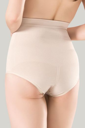 Miss Fit Yüksek Bel Külot Korse 33636 Ten resmi