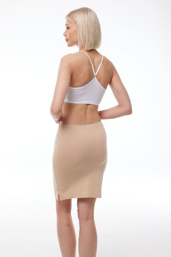 Malabadi Dizüstü Etek Astarı Modal Dar Jupon 1056 Ten resmi