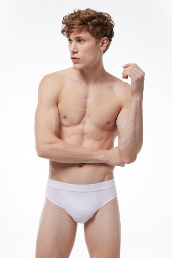 Malabadi Modal Slip Külot 080 Beyaz resmi