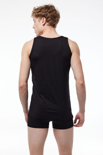 Malabadi Modal Yaz Serinliği Atlet 082 Siyah resmi