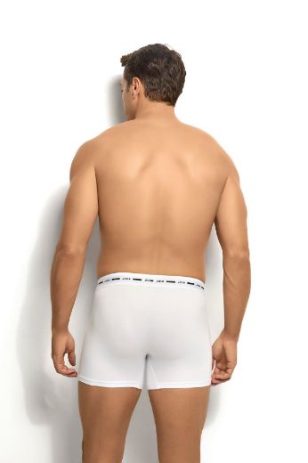 Jiber Bambu 3'lü Boxer 282 Beyaz resmi