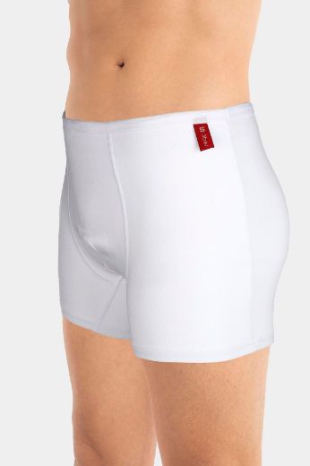 Jiber İnce Lastikli Penye Modal Boxer 286 Beyaz resmi