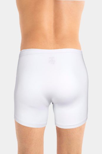 Jiber İnce Lastikli Penye Modal Boxer 286 Beyaz resmi