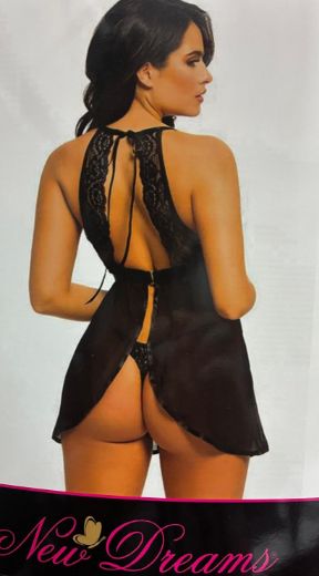 For Dreams Gece Zarafeti Transparan Babydoll Gecelik resmi